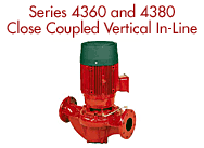 Series 4360 and 4380 Close Coupled Vertical In-Line